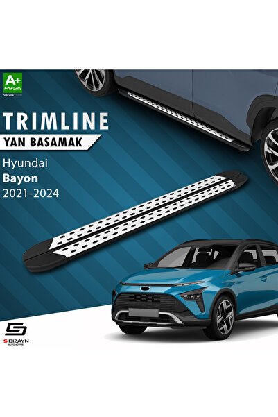 1_org_zoom-35.jpg S-Dizayn Hyundai Bayon TrimLine Gri Araca Özel Yan Basamak 182 cm 2021 ve Üzeri - Görsel 1