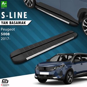 Peugeot 5008 2 S-Line Krom Araca Özel Yan Basamak 203 cm 2017-2023