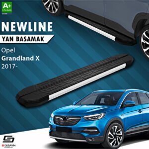 Opel Grandland X NewLine Alüminyum Araca Özel Yan Basamak 183 cm 2017-2024