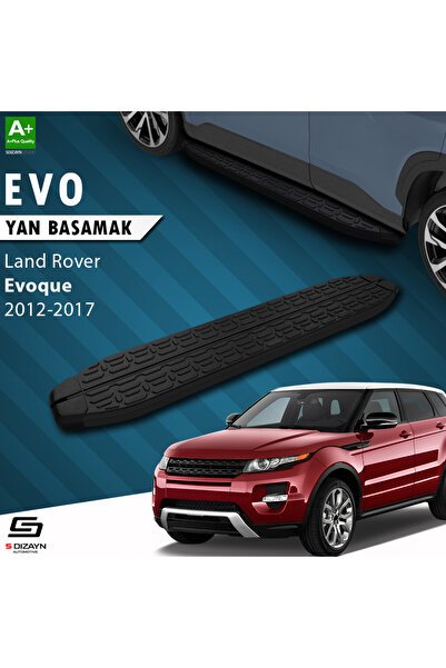 1_org_zoom-3548.jpg Land Rover Range Rover Evoque Evo Siyah Araca Özel Yan Basamak 173 cm 2012-2017 - Görsel 1