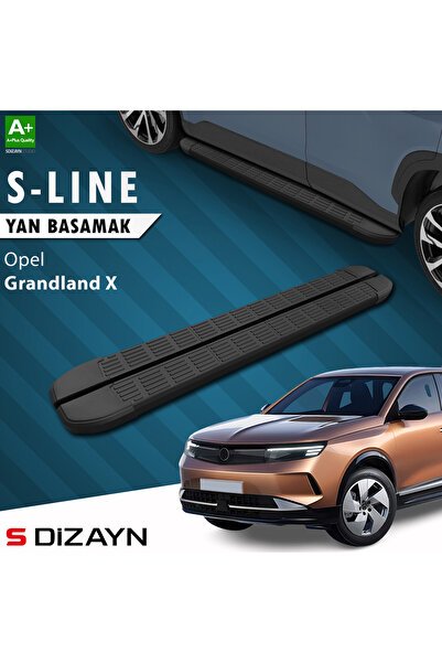 1_org_zoom-3556.jpg S-Dizayn Opel Grandland X 2 Elektrikli S-Line Siyah Araca Özel Yan Basamak 193 cm 2024 ve Üzeri - Görsel 1