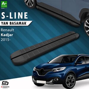 Renault Kadjar S-Line Siyah Araca Özel Yan Basamak 173 cm 2015-2022