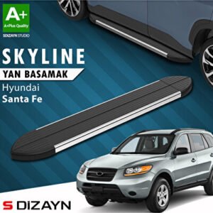 Hyundai Santa Fe Skyline Krom Araca Özel Yan Basamak 163 cm 2000-2006