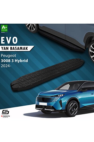 1_org_zoom-3579.jpg S-Dizayn Peugeot 3008 3 Hybrid Evo Siyah Araca Özel Yan Basamak 183 cm 2024 ve Üzeri - Görsel 1