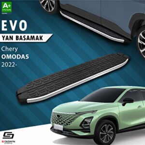 S-Dizayn Chery Omoda5 Evo Krom Araca Özel Yan Basamak 183 cm 2022 ve Üzeri