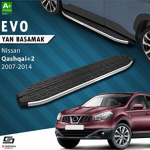 Nissan Qashqai +2 Evo Krom Araca Özel Yan Basamak 183 cm 2007-2014