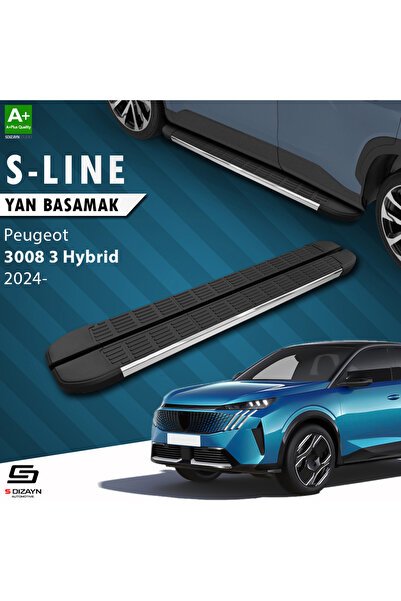 1_org_zoom-3599.jpg S-Dizayn Peugeot 3008 3 Hybrid S-Line Krom Araca Özel Yan Basamak 183 cm 2024 ve Üzeri - Görsel 1