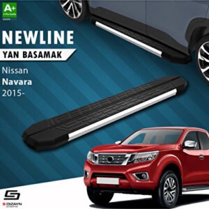 Nissan Navara 3 NewLine Krom Araca Özel Yan Basamak 203 cm 2015 ve Üzeri
