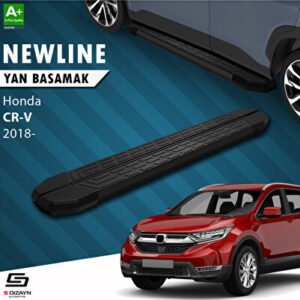 Honda CR-V 5 NewLine Siyah Araca Özel Yan Basamak 173 cm 2018-2022