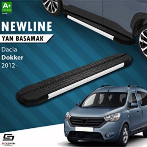 Dacia Dokker NewLine Alüminyum Araca Özel Yan Basamak 203 cm 2012 ve Üzeri