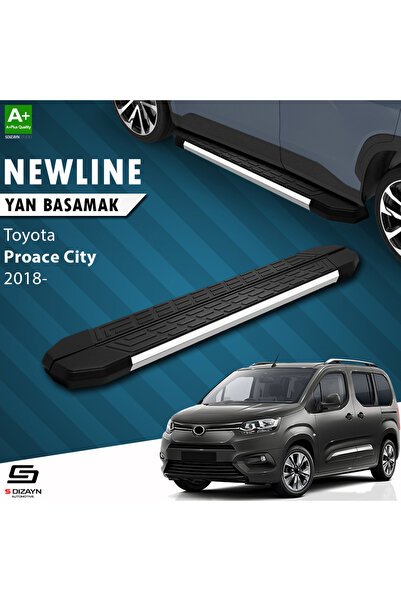 1_org_zoom-3638.jpg S-Dizayn Toyota Proace City Uzun Şase Newline Krom Araca Özel Yan Basamak 219 cm 2018 ve Üzeri - Görsel 1