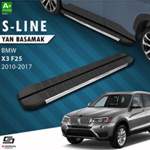 BMW X3 F25 S-Line Krom Araca Özel Yan Basamak 193 cm 2010-2017