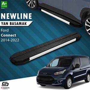 S-Dizayn Ford Connect 2 Newline Alüminyum Araca Özel Yan Basamak 189 cm 2014-2023