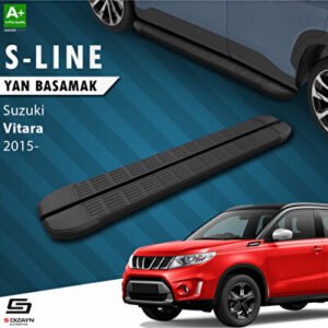 Suzuki Vitara 4 S-Line Siyah Araca Özel Yan Basamak 163 cm 2015 ve Üzeri