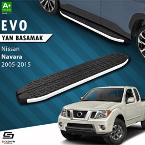 Nissan Navara 2 Evo Alüminyum Araca Özel Yan Basamak 203 cm 2005-2015