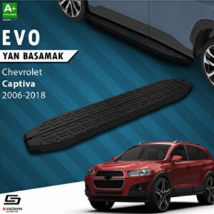 Chevrolet Captiva Evo Siyah Araca Özel Yan Basamak 183 cm 2006-2018