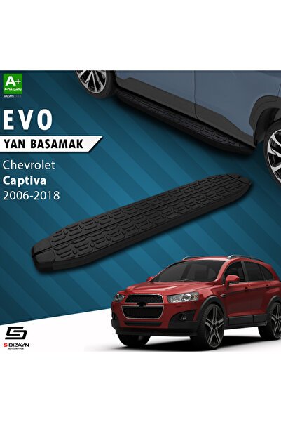 1_org_zoom-3665.jpg Chevrolet Captiva Evo Siyah Araca Özel Yan Basamak 183 cm 2006-2018 - Görsel 1