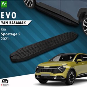 Kia Sportage 5 Evo Siyah Araca Özel Yan Basamak 173 cm 2021 ve Üzeri
