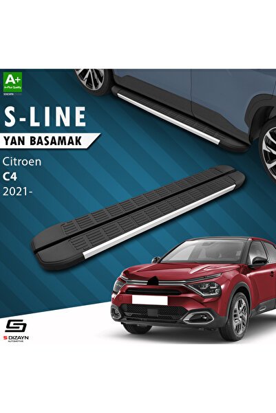 1_org_zoom-3675.jpg Citroen C4 3 S-Line Alüminyum Araca Özel Yan Basamak 183 cm 2021 ve Üzeri - Görsel 1
