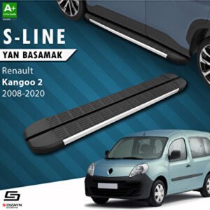 Renault Kangoo 2 Uzun Şase S-Line Alüminyum Araca Özel Yan Basamak 223 cm 2008-2020