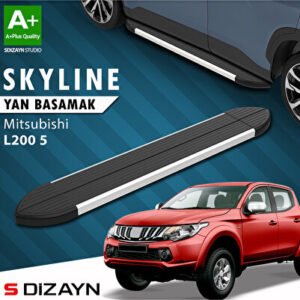 Mitsubishi L200 5 Skyline Alüminyum Araca Özel Yan Basamak 193 cm 2015-2019