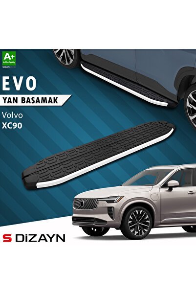 1_org_zoom-3694.jpg S-Dizayn Volvo XC90 Makyajlı Hybrid Evo Alüminyum Araca Özel Yan Basamak 203 cm 2024 ve Üzeri - Görsel 1