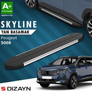 Peugeot 5008 2 Skyline Krom Araca Özel Yan Basamak 203 cm 2017-2023
