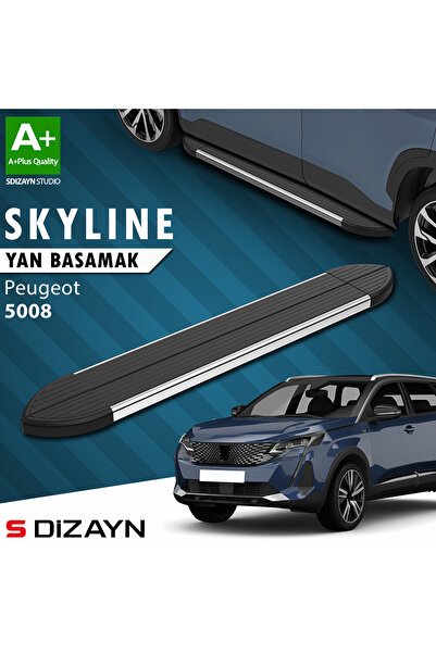 1_org_zoom-3695.jpg Peugeot 5008 2 Skyline Krom Araca Özel Yan Basamak 203 cm 2017-2023 - Görsel 1