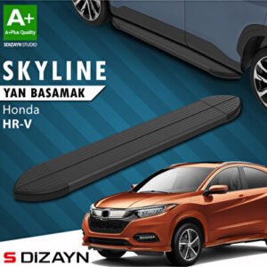 Honda HR-V 2 Skyline Siyah Araca Özel Yan Basamak 173 cm 2015-2020