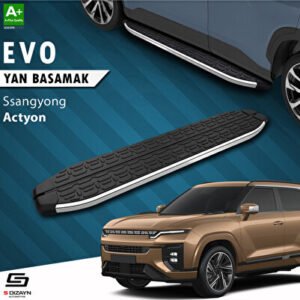 SsangYong Actyon Evo Krom Araca Özel Yan Basamak 183 cm 2024 ve Üzeri