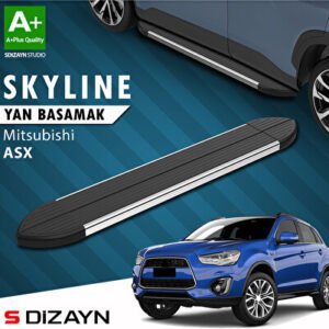 Mitsubishi ASX Skyline Krom Araca Özel Yan Basamak 183 cm 2010 ve Üzeri