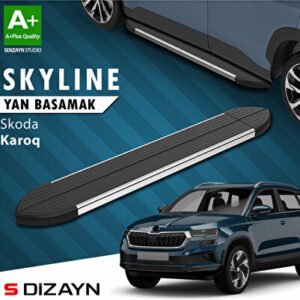 Skoda Karoq Skyline Krom Araca Özel Yan Basamak 173 cm 2018 ve Üzeri