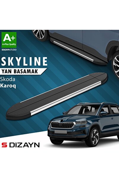 1_org_zoom-3706.jpg Skoda Karoq Skyline Krom Araca Özel Yan Basamak 173 cm 2018 ve Üzeri - Görsel 1