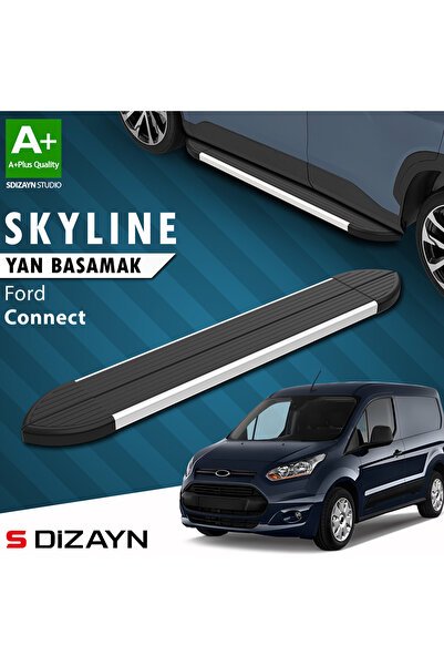 1_org_zoom-3710.jpg Ford Connect 2 Skyline Alüminyum Araca Özel Yan Basamak 183 cm 2014-2023 - Görsel 1