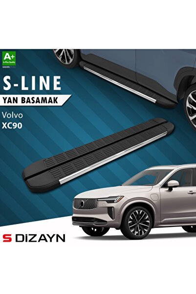 1_org_zoom-3715.jpg S-Dizayn Volvo XC90 Makyajlı Benzinli S-Line Krom Araca Özel Yan Basamak 203 cm 2024 ve Üzeri - Görsel 1