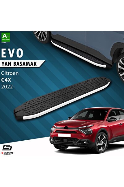 1_org_zoom-376.jpg S-Dizayn Citroen C4 X Evo Alüminyum Araca Özel Yan Basamak 183 cm 2022 ve Üzeri - Görsel 1