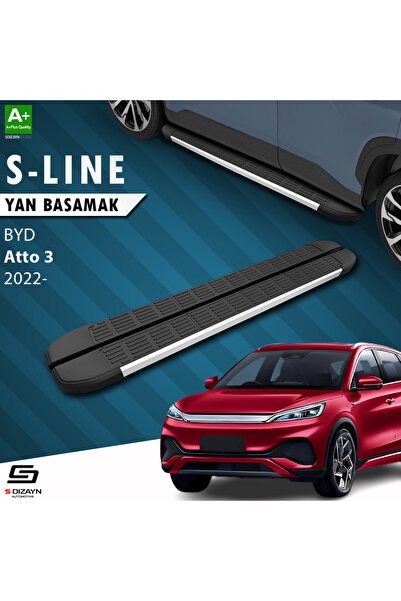 1_org_zoom-379.jpg BYD Atto 3 S-Line Alüminyum Araca Özel Yan Basamak 193 cm 2022 ve Üzeri - Görsel 1