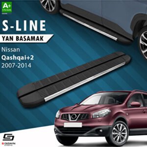 Nissan Qashqai +2 S-Line Krom Araca Özel Yan Basamak 183 cm 2007-2014