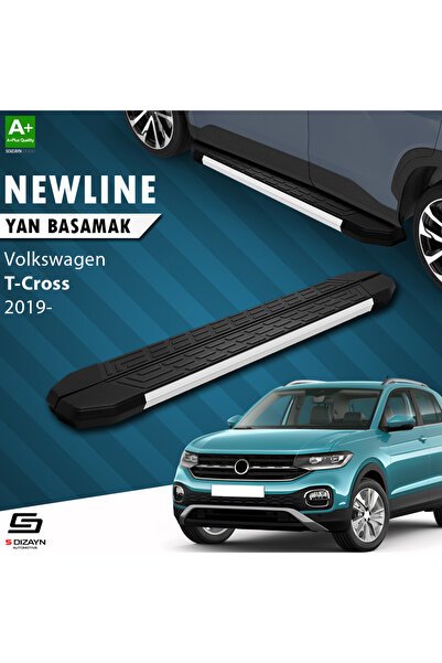 1_org_zoom-389.jpg S-Dizayn Volkswagen T-cross Newline Alüminyum Araca Özel Yan Basamak 179 cm 2019-2023 - Görsel 1