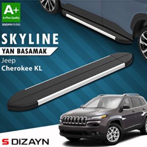 Jeep Cherokee KL Skyline Alüminyum Araca Özel Yan Basamak 173 cm 2013-2023
