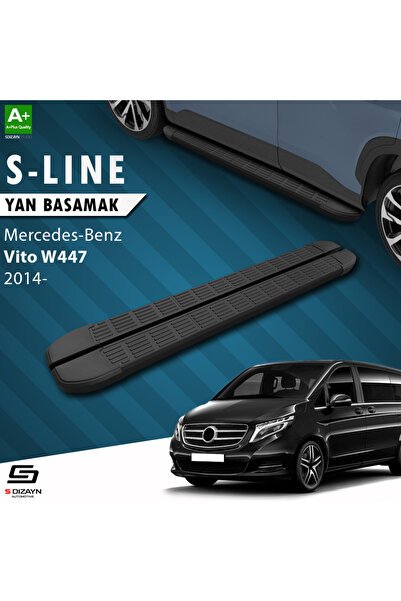1_org_zoom-403.jpg Mercedes Vito W447 Uzun Şase S-Line Siyah Araca Özel Yan Basamak 253 cm 2014 ve Üzeri - Görsel 1