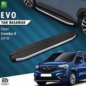 Opel Combo E Evo Krom Araca Özel Yan Basamak 203 cm 2018 ve Üzeri