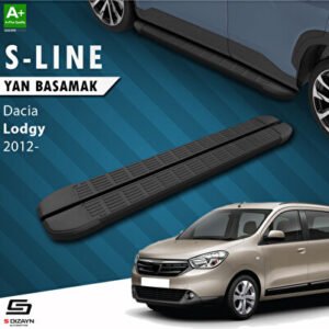 Dacia Lodgy S-Line Siyah Araca Özel Yan Basamak 203 cm 2012 ve Üzeri