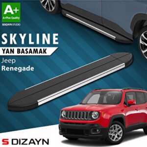 Jeep Renegade Skyline Krom Araca Özel Yan Basamak 173 cm 2014 ve Üzeri