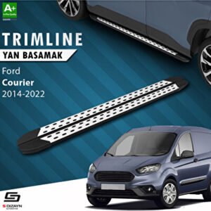 S-Dizayn Ford Courier TrimLine Gri Araca Özel Yan Basamak 176 cm 2014-2022