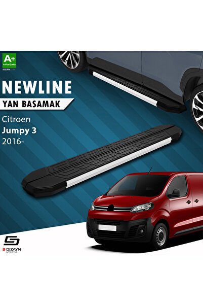1_org_zoom-487.jpg Citroen Jumpy 3 Kısa Şase NewLine Alüminyum Araca Özel Yan Basamak 213 cm 2016 ve Üzeri - Görsel 1