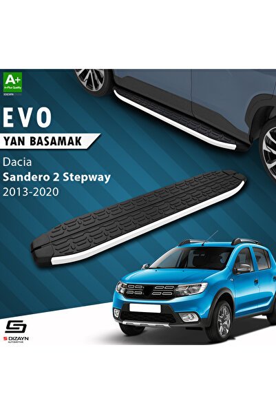 1_org_zoom-490.jpg S-Dizayn Dacia Sandero 2 Stepway Evo Alüminyum Araca Özel Yan Basamak 173 cm 2013-2020 - Görsel 1