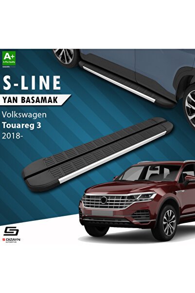 1_org_zoom-504.jpg Volkswagen Touareg 3 S-Line Alüminyum Araca Özel Yan Basamak 193 cm 2018 ve Üzeri - Görsel 1