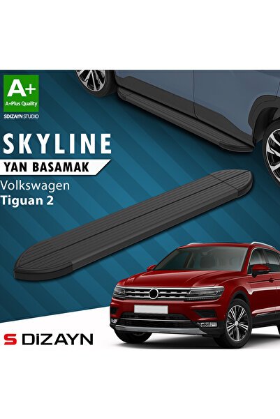 1_org_zoom-508.jpg Volkswagen Tiguan 2 Skyline Siyah Araca Özel Yan Basamak 173 cm 2016-2024 - Görsel 1