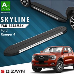 Ford Ranger 4 Skyline Krom Araca Özel Yan Basamak 203 cm 2023 ve Üzeri